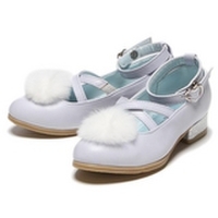 【50%OFF】ポンポンつきストラップシューズ