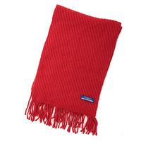 マフラー 144×25cm バーバリーブルーレーベル 43529 BURBERRY BLUE LABEL レッド系 レディース