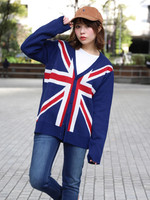 ユニオンジャックカーディガン