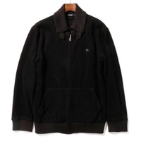 リブ切替ジップアップフリースブルゾン 3 バーバリーブラックレーベル 65324 BURBERRY BLACK LABEL ブラック メンズ