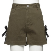【51%OFF】レースアップショートパンツ