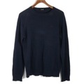 ロゴ刺繍ステッチデザインニットセーター 2 バーバリーブラックレーベル 68703 BURBERRY BLACK LABEL ネイビー メンズ