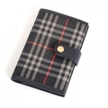 英国チェック柄手帳 19602 バーバリーロンドン ネイビー