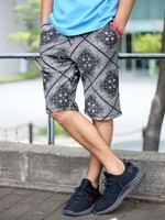 総柄イージーショーツ