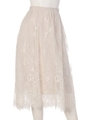 レーススカート/ライトベージュ