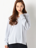 もちもちゆるVニット/ピンク