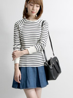 WEGO/タックフレアスカート