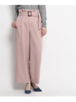 ギャバハイウエストパンツ/ベビーピンク(071)