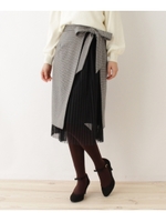 【WEB&一部店舗限定販売】ミディスカート/ブラック(219)