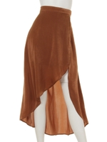 スリットサテンJ/W SK/BLK