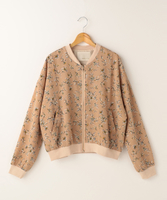 花柄ゆるブルゾン
