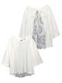BACK RIBBON TOP/ホワイト