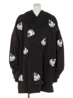 STYLER CAT SWEAT ONE-PIECE/BLACK