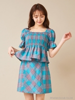 チェックスカパン/グリーン