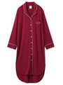モダールパジャマシャツドレス/RED
