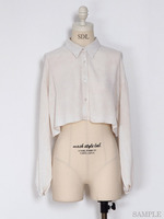 ケミカルショートブラウス