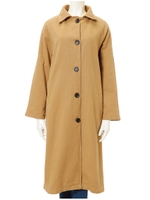 オーバーサイズロングトレンチコート/ブラック