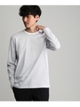 タックジャガードプルオーバーTシャツ/ホワイト(002)