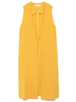 バックベルトロングベスト/YEL