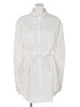 WAIST MARK SH TUNIC/O/WHT