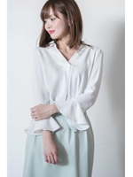 シャツベルスリーブ/ホワイト(030)