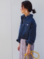 〓JC デニム ドロップショルダー ジャケット / デニムジャケット / Gジャン/COBALT
