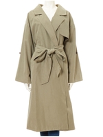 ビッグシルエットスプリングコート/カーキ