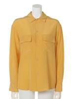 [BED&BREAKFAST]SILK DECHINE Shirt/YELLOW