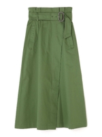 《BLANCHIC》トレンチスカート/カーキ(180)