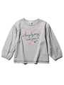 【160cmまで】ハートロゴTシャツ/ライトグレー(011)