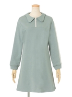 【F i.n.t】ライン使いスウェットレトロワンピース/L/GRAY