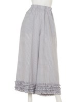 ギンガムワイドパンツ/LVD