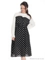 デシンビスチェワンピース/Bガラ