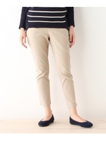 パウダータッチ ストレッチテーパードパンツ/ベージュ(052)