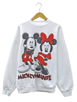 キャラクタースウェット  Mickey ミッキー Minnie  