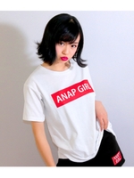 【ANAP GIRL】BOXロゴTシャツ/ホワイト(001)