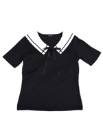 Marine TOPS/ブラック×オフ