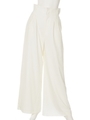 TR TUCK HW WIDE PT/O/WHT