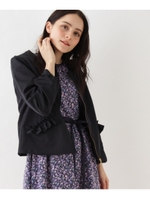 [WEB限定サイズ(SS・LL)あり]ラッフルポケットブルゾン/ベビーピンク(071)