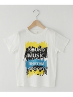 【150cmまで】MUSIC半袖Ｔシャツ/アイボリー(004)