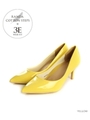 【3E/ストレスフリー】アーチサポートパンプス/YELLOW