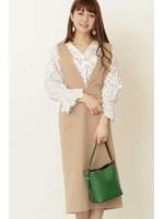 タイトジャンパースカート/ブラック(010)