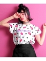 【ANAP GIRL】3パターン柄Tシャツ/ホワイト(001)