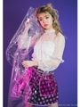 AU short lace tops/PNK