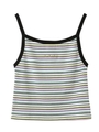 XGBS MULTI STRIPE CAMISOLE/ホワイト