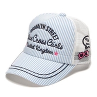 ロゴ刺しゅう入りメッシュキャップ