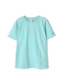 《Champion》後染めＴシャツ/ライトグリーン(130)