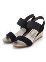 ウェッジソールサンダル/ブラック(019)