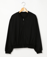 チュールスリーブブルゾン