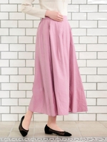 タックフレアパンツ/ラベンダー